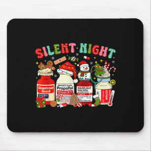 Retro Propofol Stille Nacht Intensivstation Pflege Mousepad
