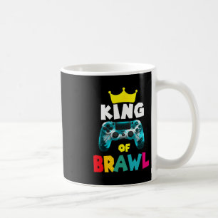 Retro Prügelei König Gamer Gaming Schläger Prügele Kaffeetasse