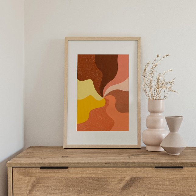 Retro Psychedelic Groovy Colorful Poster (Von Creator hochgeladen)