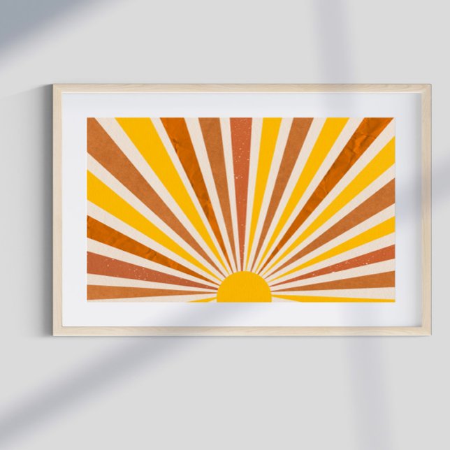 Retro Psychedelic Groovy Colorful Poster (Von Creator hochgeladen)