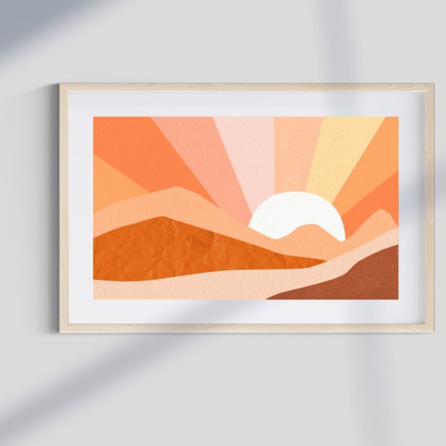 Retro Psychedelic Groovy Colorful Poster (Von Creator hochgeladen)