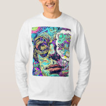 Retro Psychedelic Statement Shirt