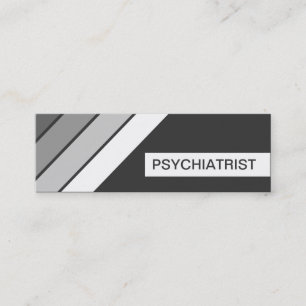Retro PSYCHIATRIST Mini Visitenkarte