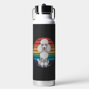 Retro Pudel Liebhaber Hund Geschenke für Pudel Bes Trinkflasche
