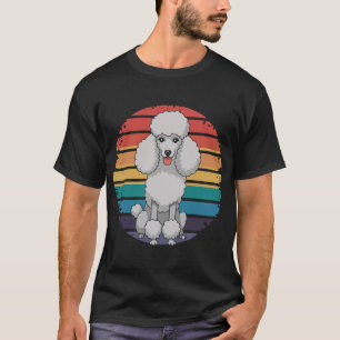 Retro Pudel Liebhaber Hundegeschenke für Pudelbesi T-Shirt