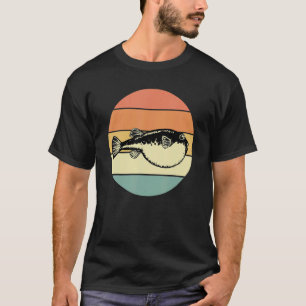 Retro Puffer Fisch Apparel Puffer Fisch Liebe Blas T-Shirt