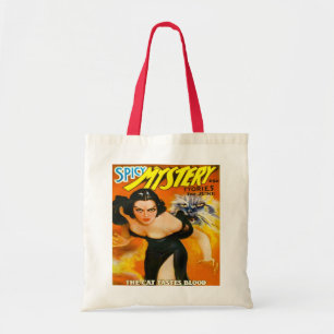 RETRO PULP MAGAZINE COVER DESIGN TRAGETASCHE