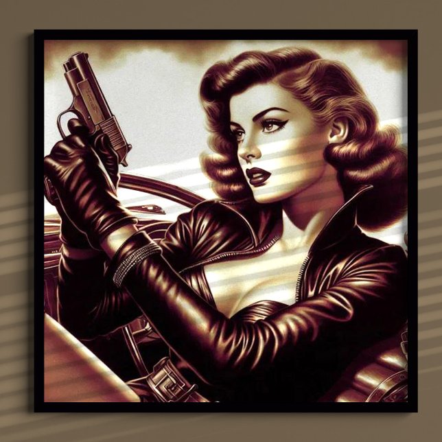 Retro Pulp Woman Poster (Von Creator hochgeladen)