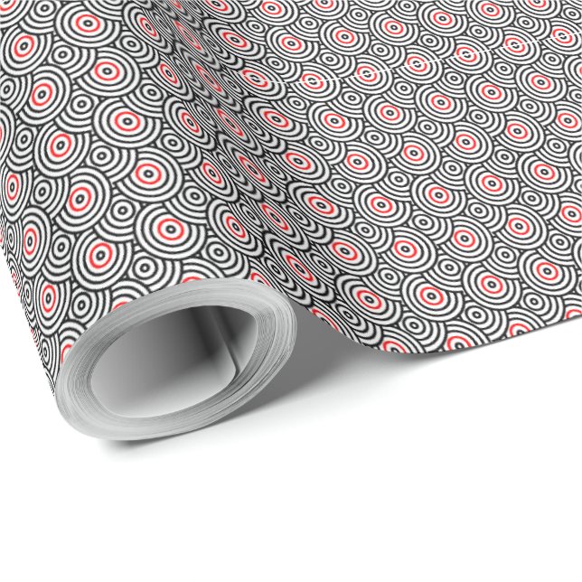 Retro-Puls Geschenkpapier (Rolleneckpunkt)