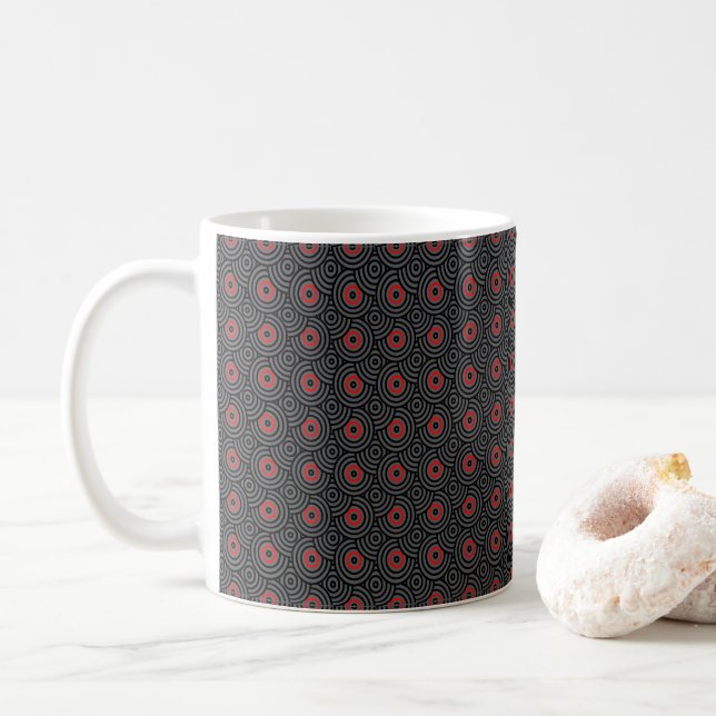 Retro-Puls Kaffeetasse (Mit Donut)