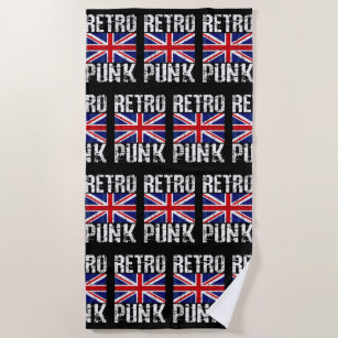 Retro Punk Strandtuch