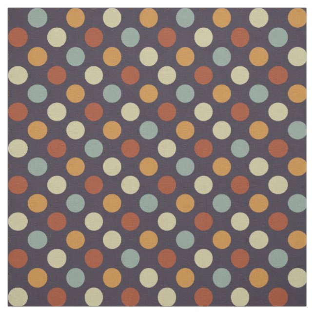 Retro-Punkte Stoff (Muster)