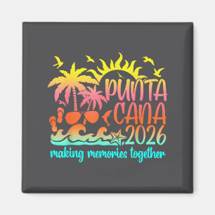 Retro Punta Urlaub Cana Gemeinsame Erinnerungen sc Magnet