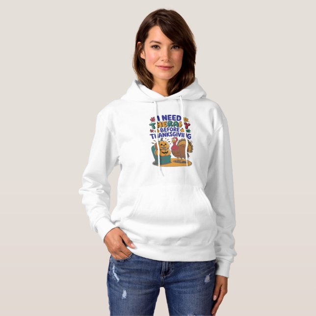 Retro-Puten-Therapie  Hoodie (Vorne ganz)