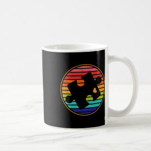 Retro Puzzle Herz Autismus-Bewusstseinsmonat Kinde Kaffeetasse