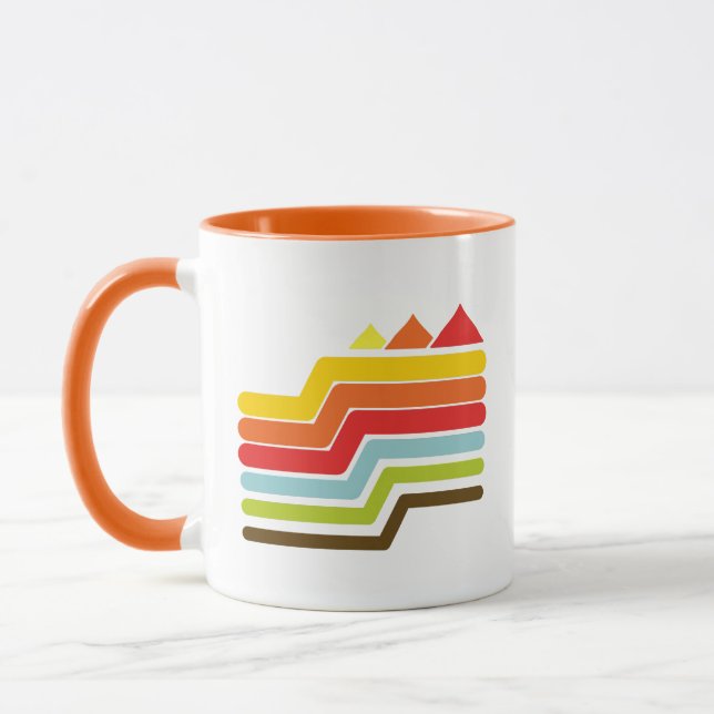 Retro-Pyramiden Tasse (Links)