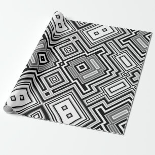 Retro Quadrat Hintergrund Geschenkpapier