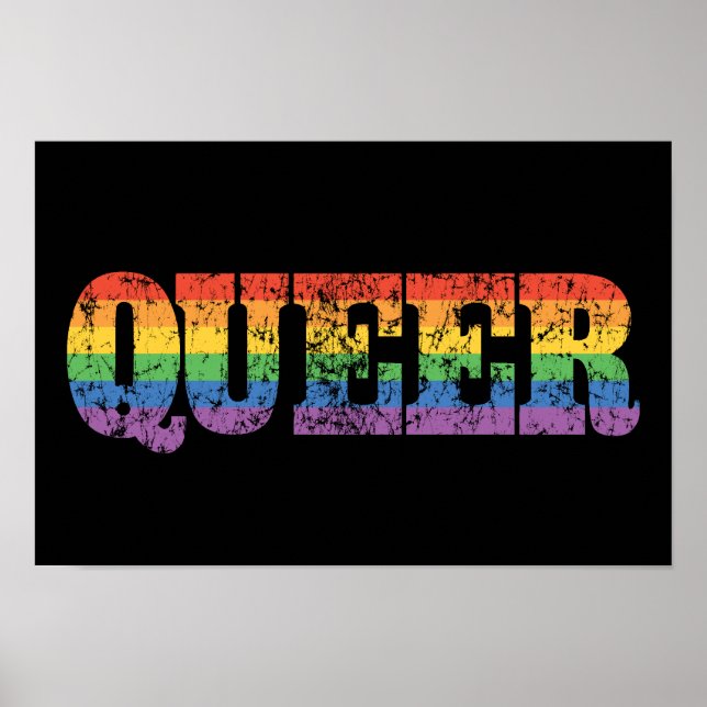 Retro Que Poster (Vorne)