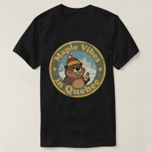 Retro Quebec Ahornsirup T-Shirt