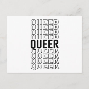 Retro Queer Design Postkarte