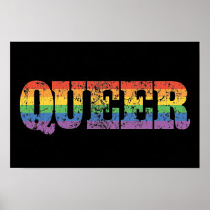 Retro quees poster