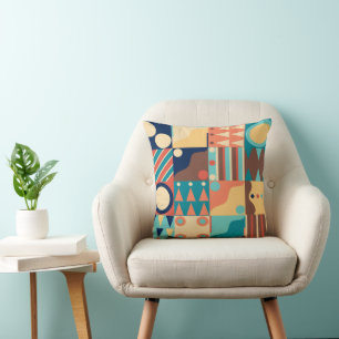 Retro-Quilt aus den 1970ern Kissen