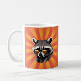 Retro Raccoon Tasse