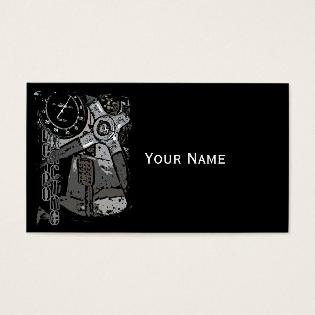 Retro Racing Oldtimer Details Grafikdesign (Vorderseite)