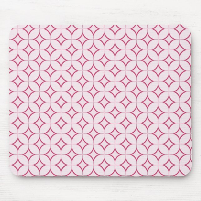 Retro Radiance Mousepad, Magenta Mousepad (Vorne)