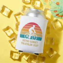 Retro-Radsport-Sonnenuntergang-Custom-Triathlon