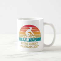 Retro-Radsport-Sonnenuntergang-Custom-Triathlon