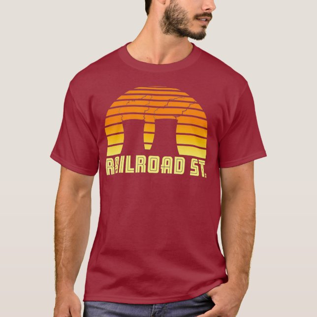 Retro Railway St T-Shirt (Vorderseite)