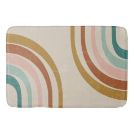 Retro Rainbow Bath Mat Badematte