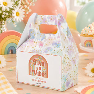 Retro Rainbow FIVE ist eine Stimmung Groovy 5. Geb Geschenkschachtel