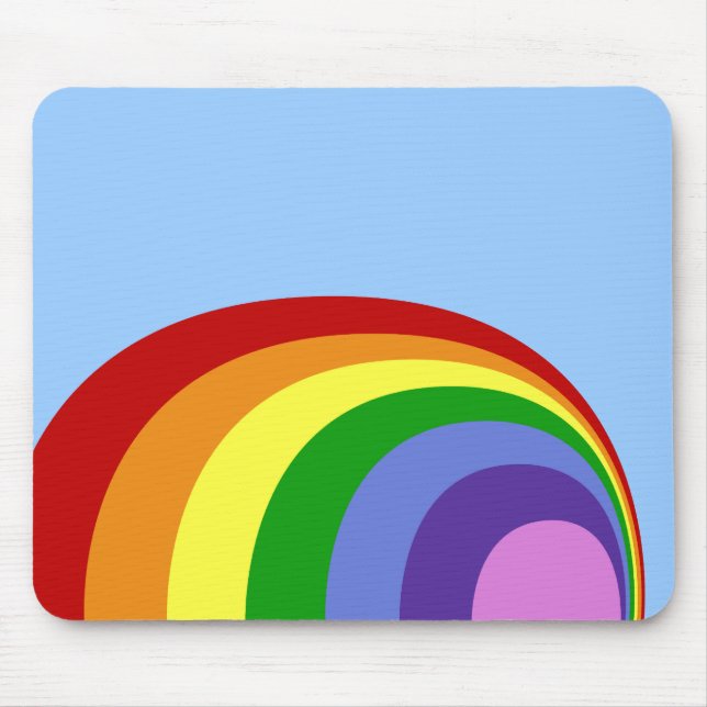 Retro Rainbow Mousepad (Vorne)