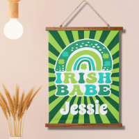 Retro Rainbow Personalisiert Name St. Patrick's Da