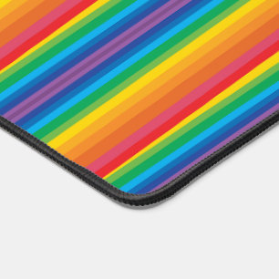 Retro Rainbows Desk Mat Schreibtischunterlage
