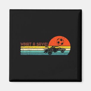 Retro-Rakete Rc-Fußball-Auto-Liga Lustiges Spiel Magnet