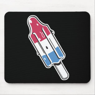 Retro-Raketen-Eis am Stiel Mousepad