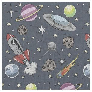 Retro-Raketen Stoff