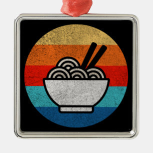 Retro-Ramen Ornament Aus Metall