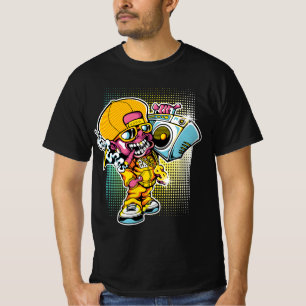 Retro Rap Ghoul - Halloween-Vibes der 90er Angesag T-Shirt