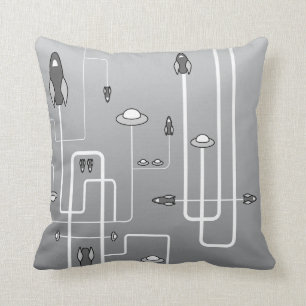 Retro Raum-Flug-Kissen Kissen