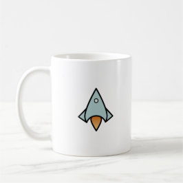 Retro-Raumschiff Kaffeetasse