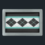 Retro-Raute Gürtelschnalle<br><div class="desc">Das Design stammt aus der Originalkunst.</div>