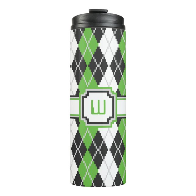 Retro-Raute Thermosbecher (Vorderseite)
