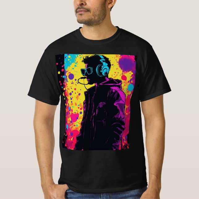 Retro Rave Renegade T-Shirt (Vorderseite)