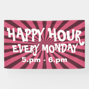 Retro Rays Black transp. + Ihr Backgr. Ideen Banner