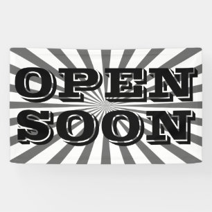 Retro Rays schwarz transparent + Ihre Idee Banner