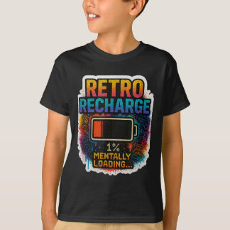 „retro Recharge – Mental am Laden…“ T-Shirt